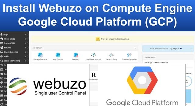 install webuzo on google cloud platform gcp